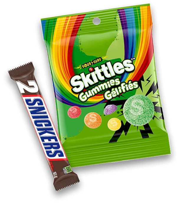SKITTLES® and SNICKERS®